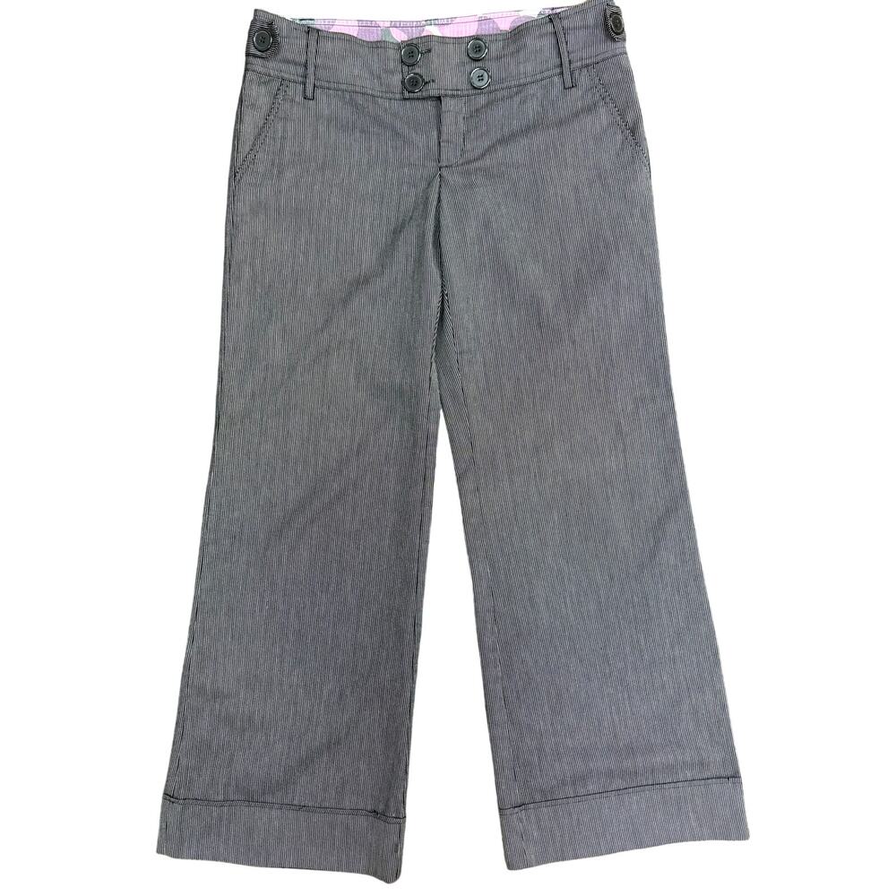 Y2K Inspired Maurices Pinstripe Low Rise Sailor Style Trouser Pants